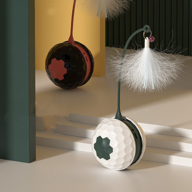 Rechargeable Pendulum Feather Cat Toy
