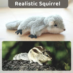 Flapping Squirrel Cat Toy with Catnip & Touch Activation