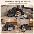 Expandable Soft-Sided Pet Travel Carrier