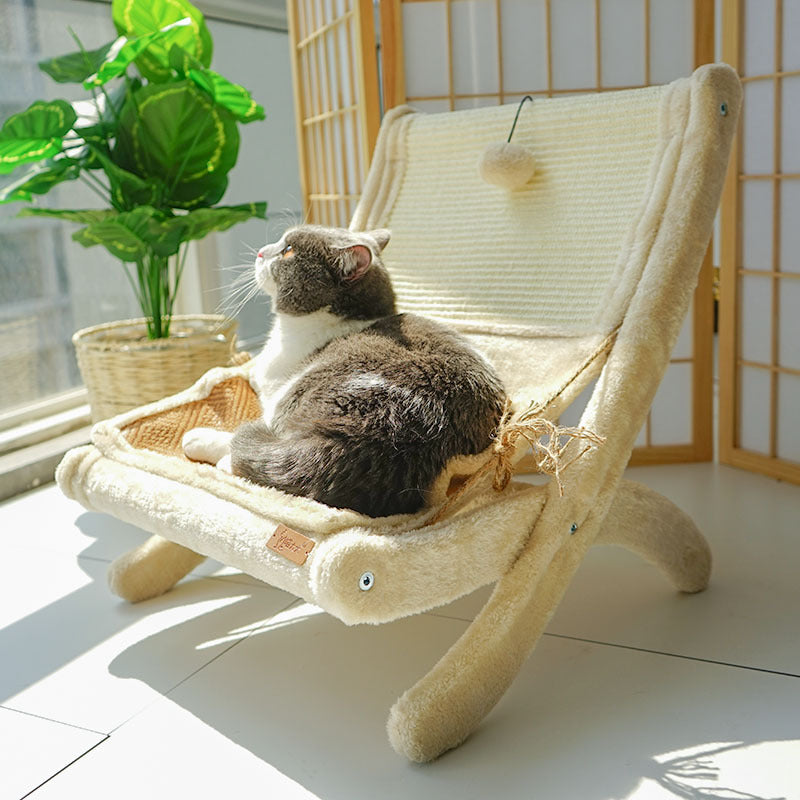 Cat Sunbathing Chair & Scratching Lounge