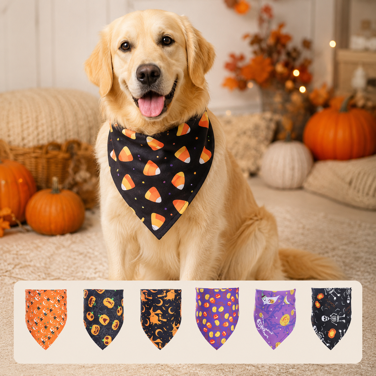 Halloween Pet Bandana